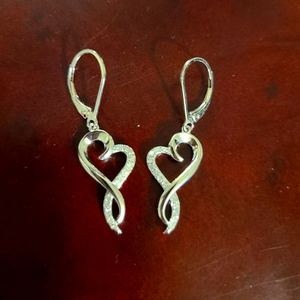 Heart Drop Earrings